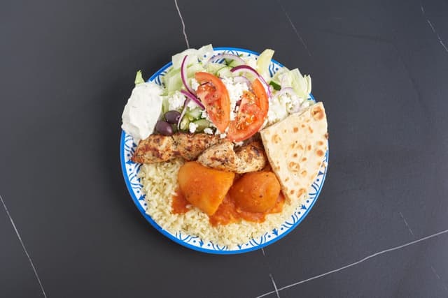 Chicken Special prepared by Greek Mansion