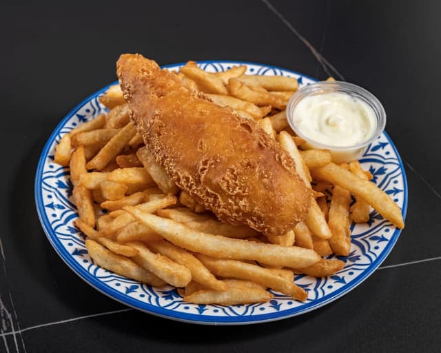 Real Greek Mansion fish and chips
