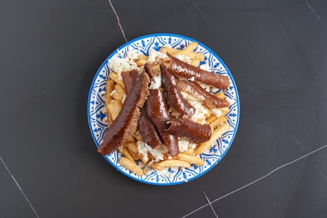 Gyro Poutine prepared by Greek Mansion